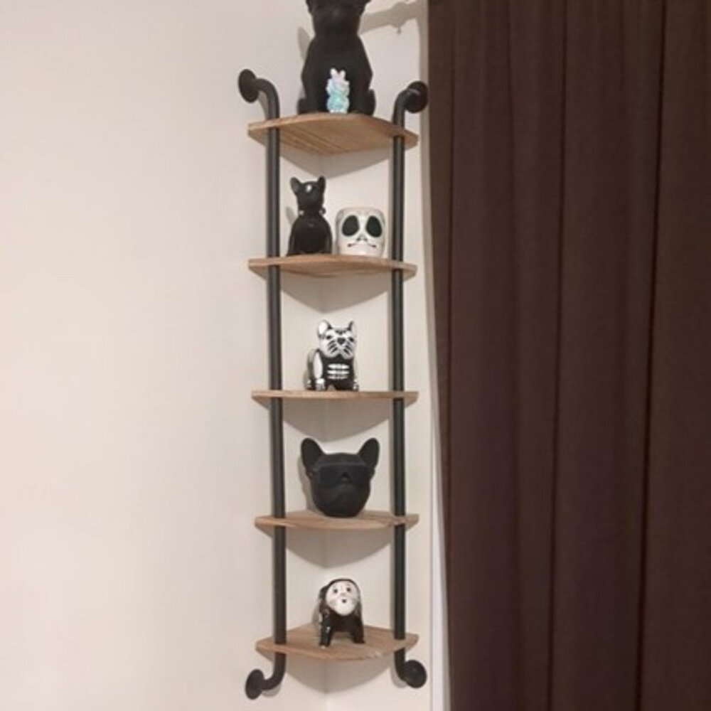 NEW 5-Tier Corner Shelf Wall Mount , Wall Decor for Home Living Room Bedroom,. - Picture 4 of 8